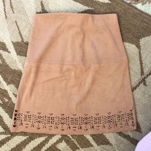 NEW* Tan suede high rise skirt💫